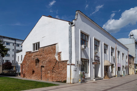 Craiova, Dolj, Romania â€“ May 14, 2022: Image from the old city center Ã®n Craiova, Romania....