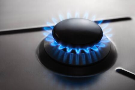 Stainless Steel Gas hob cookerの写真素材