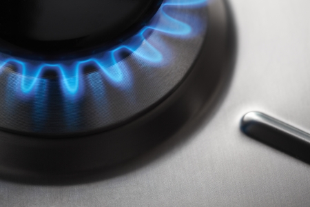 Stainless Steel Gas hob cookerの写真素材