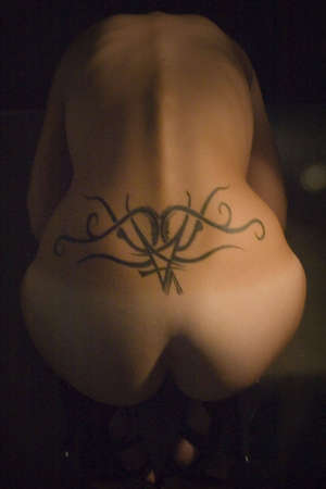 Black tat2の写真素材