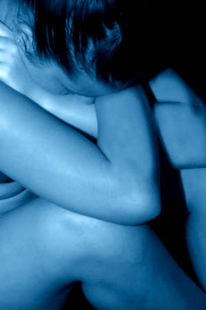 a sexy  female posingの写真素材