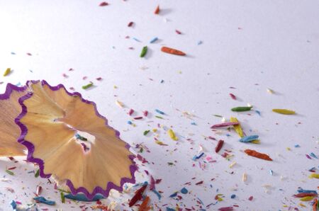 colored pencil remains, background