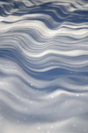 Shadows on snow, texture, Outdoorの写真素材