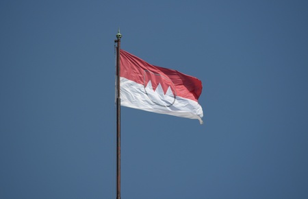 Franconian Flag with crest moving in the wind,  Nurembergの写真素材