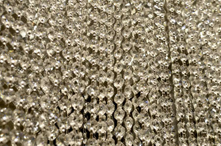 Hanging crystal chains, background
