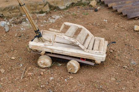 African toy car, outdoor shot Cameroonnの写真素材