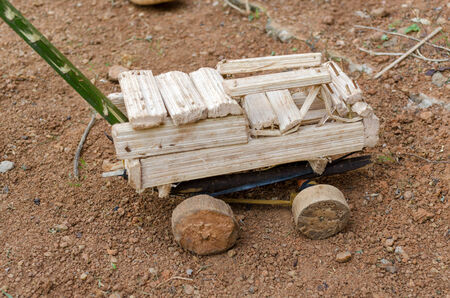African toy car, outdoor shot Cameroonnの写真素材