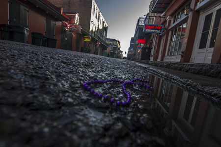 Early Morning Bourbon street washedのeditorial素材