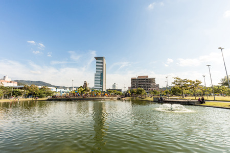 View of Ramiro Park. Blumenau, Santa Catarina. Brazilの写真素材