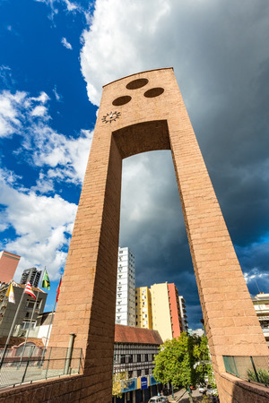St. Paul Apostle Cathedral, Blumenau, Santa Catarina - Brazilの写真素材