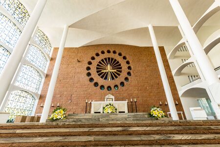 St. Paul Apostle Cathedral, Blumenau, Santa Catarina - Brazilの写真素材