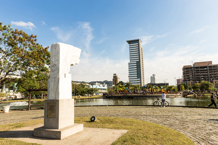 View of Ramiro Park. Blumenau, Santa Catarina. Brazilの写真素材