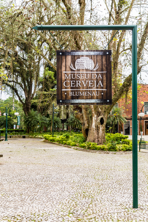Old brewery equipments at Beer museum. Blumenau, Santa Catarina - Brazilの写真素材