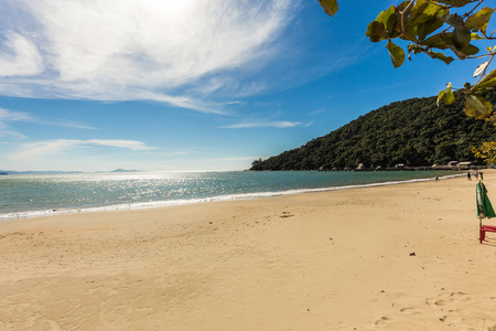 View of Laranjeiras Beach, Balneario Camboriu. Santa Catarina, Brazilの写真素材