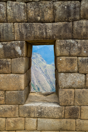Machu Picchu, Cusco, Peru, South America. A UNESCO World Heritage Siteの写真素材