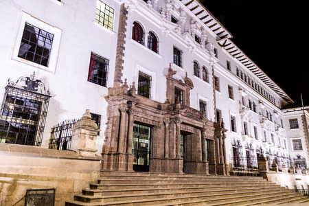 Justice Palace, Cusco, Peru. South Americaのeditorial素材
