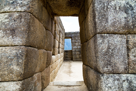 Machu Picchu, Cusco, Peru, South America. A UNESCO World Heritage Siteの写真素材