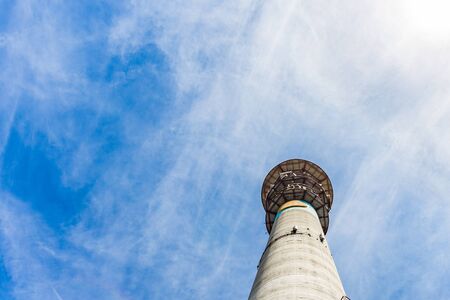 CURITIBA, PARANA/BRAZIL - DECEMBER 27 2016: Curitiba's Panoramic tower. A 109 meters high building.の写真素材