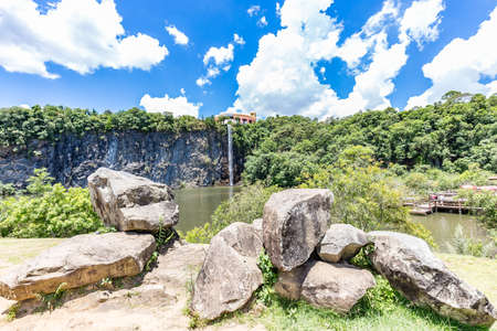 View of Tangua Park. CURITIBA, PARANA/BRAZILのeditorial素材