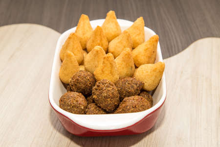 Savory brazilian fried snacks, very comon in birthday partiesの写真素材