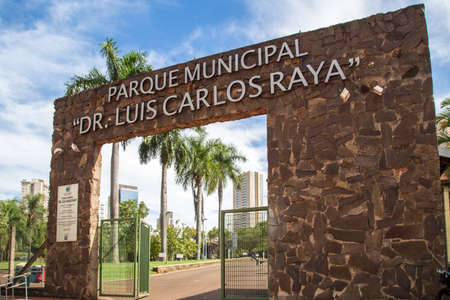 Ribeirao Preto city park, aka Dr. Luis Carlos Raya. A city in Brazil country side. Sao Paulo state.の写真素材