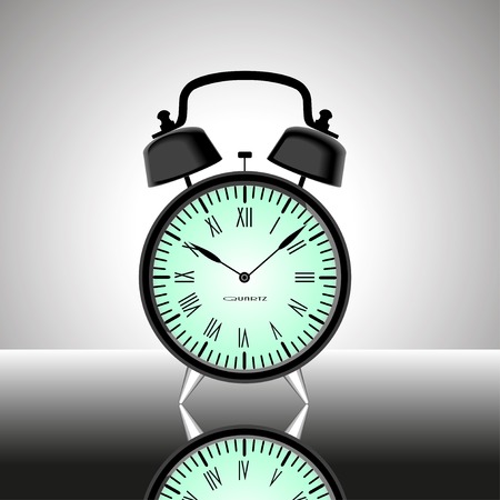 classic clockのイラスト素材