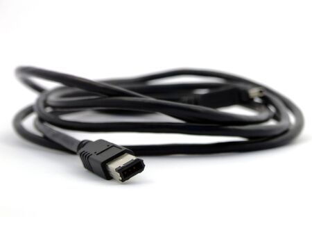 Firewire cableの写真素材
