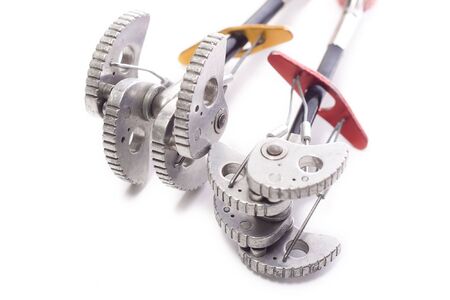 Camming device for rock climbing