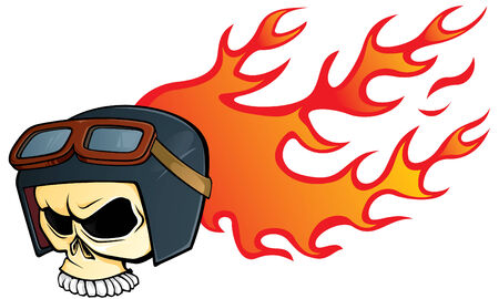 Helmet skull のイラスト素材