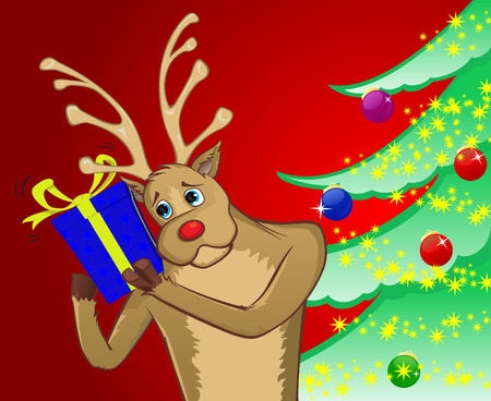 The anxiety of Rudolf  のイラスト素材