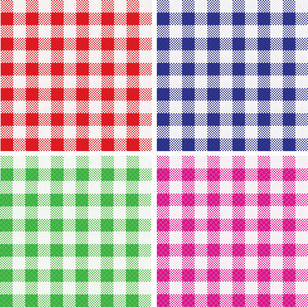Tablecloth pattern のイラスト素材
