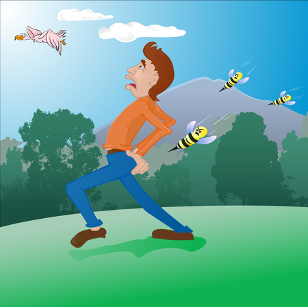 Outdoor lifeのイラスト素材