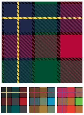 seamles tartanのイラスト素材
