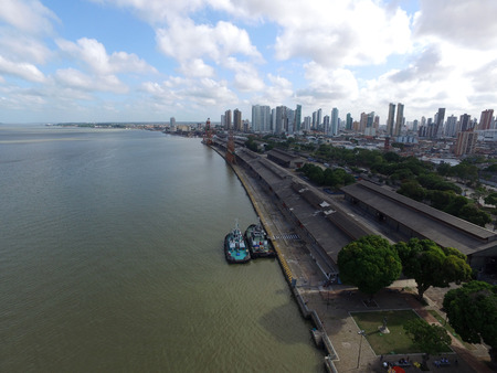 Aerial view of Belem do Para in Brazilの写真素材