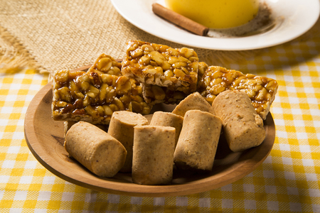 Typical Brazilian junina party sweets.の写真素材