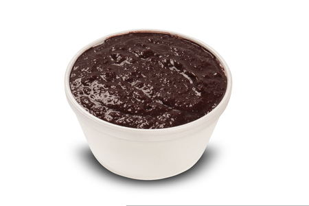 Acai cup. Brazilian famous fruit from Amazon.の写真素材