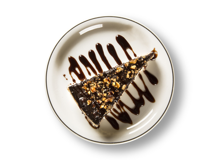 Souffle with chocolate. Dutch Pie.の写真素材