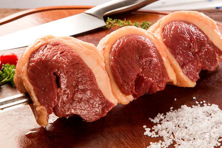 Brazilian Picanha. Raw meat.の写真素材