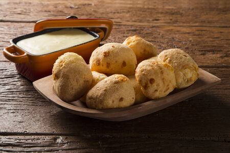 Cheese bread. Traditional brazilian foodの写真素材