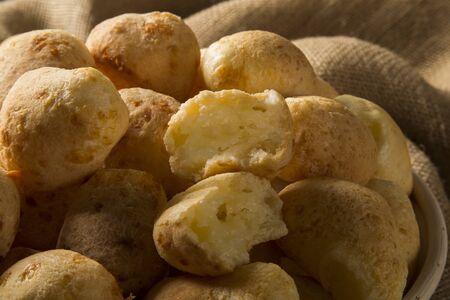 Cheese bread. Traditional brazilian foodの写真素材