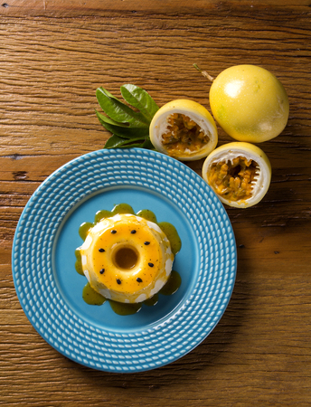 Passion Fruit Mousseの写真素材