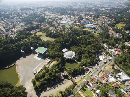 Opera de Arame, culture and nature in the same place, traditional tourist spot in the city of Curitiba, state of Parana, Brazil, July, 2017.のeditorial素材