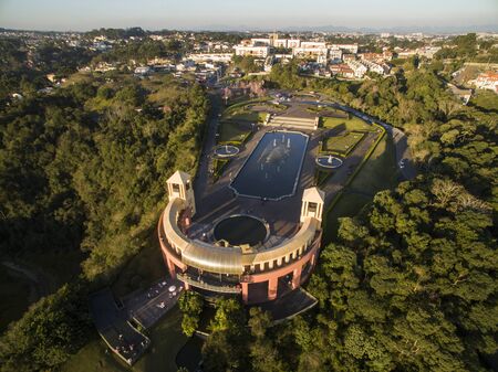 Aerial view of Tangua Park. CURITIBA, PARANA/BRAZIL. July, 2017.のeditorial素材