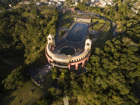 Aerial view of Tangua Park. CURITIBA, PARANA/BRAZIL. July, 2017.のeditorial素材