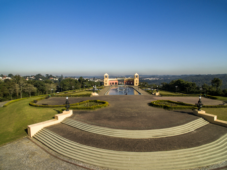 Aerial view of Tangua Park. CURITIBA, PARANA/BRAZIL. July, 2017.のeditorial素材