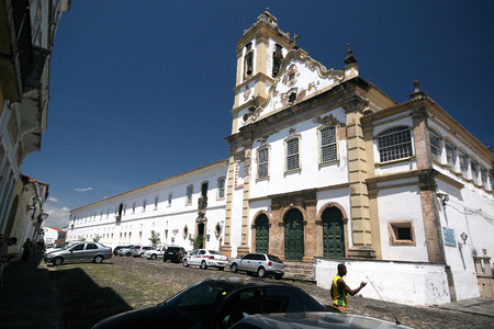 Salvador, Brazil - January, 2017: Igreja Nosso Senhor do Bonfim church, Salvador (Salvador de Bahia), Bahia, Brazil, South America.のeditorial素材