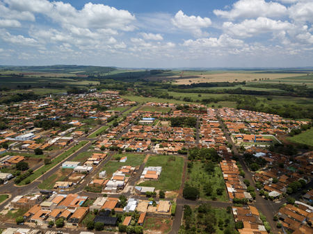 Aerial landscape city (Aramina - Sao Paulo - Brazil). October, 2018.のeditorial素材