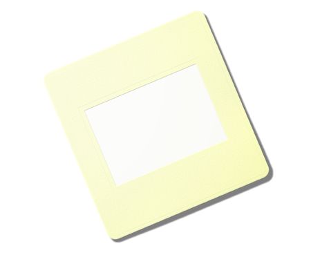 vintage frame for slide isolatedの写真素材