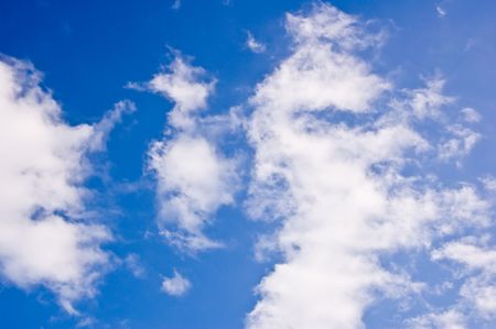 spring blue sky abstract backgroundの写真素材