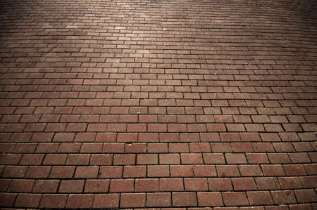 Cobblestone texture wide angle virwの写真素材